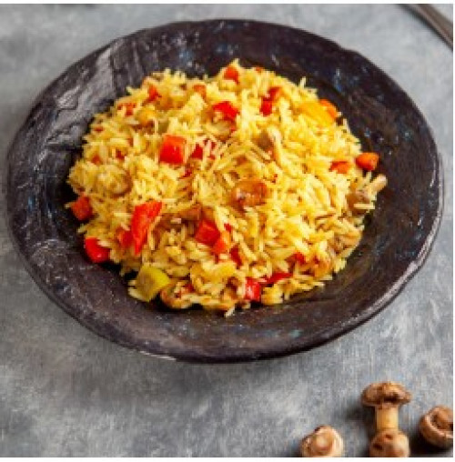 Rice pilaf with vegetables