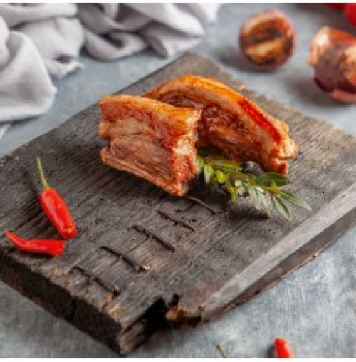 Pork ribs BBQ