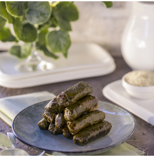 Tolma with grape leaves