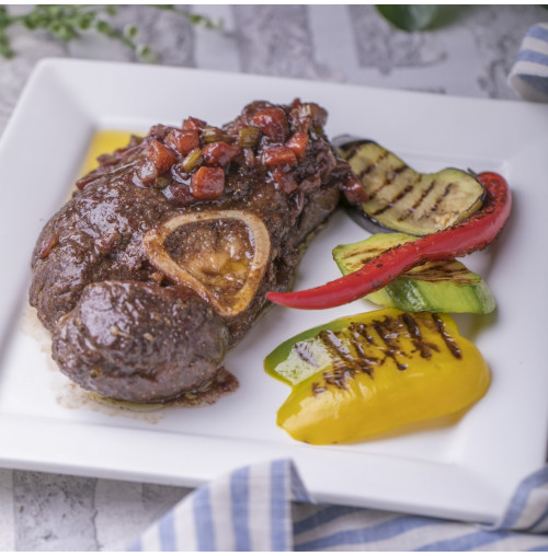 Ossobuco with red wine 